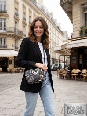 Karl Lagerfeld Paris Maybelle Camera Crossbody
